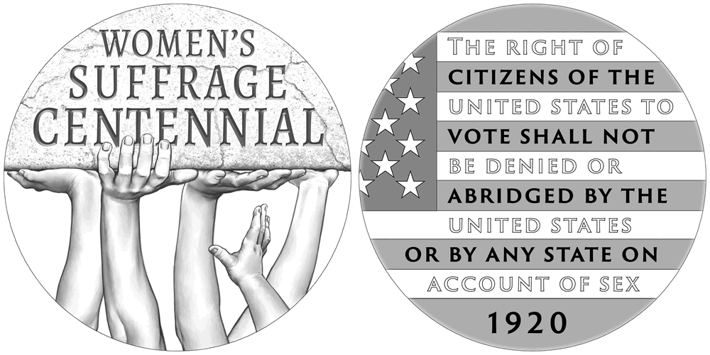 United-States-Mint-Announces-Design-For-2020-Women's-Suffrage-Centennial-Silver-Medal