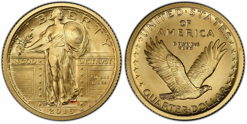 The-2016-Centennial-Series-Gold-Mercury-Dime,-Standing-Liberty-Quarter-&-Walking-Liberty-Half-Dollar