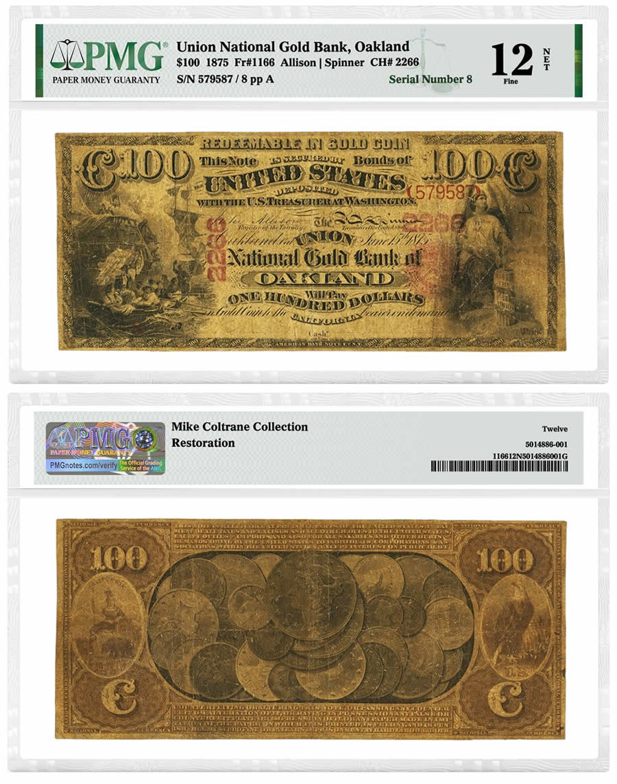 Unique-$3-US-Note-Certified-By-PMG-Realizes-$168,000