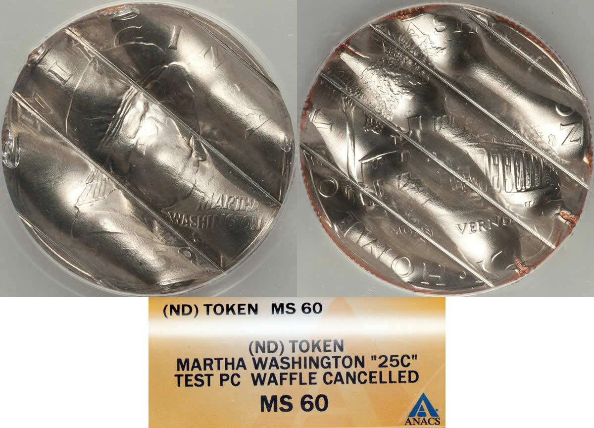 Waffle-Wednesday:-1759-Martha-Washington-Quarter-ANACS-MS-60-Judd-2116-Pollock-2082