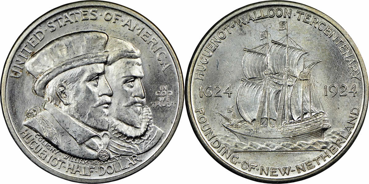 Counterfeit-Detection:-1924-Huguenot-Commemorative-Half-Dollar