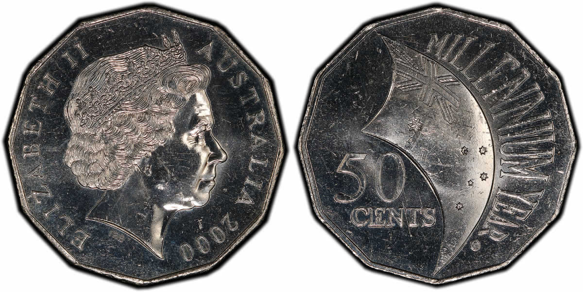 The-Australian-2000-Millennium-50-Cent-With-Incused-Flag