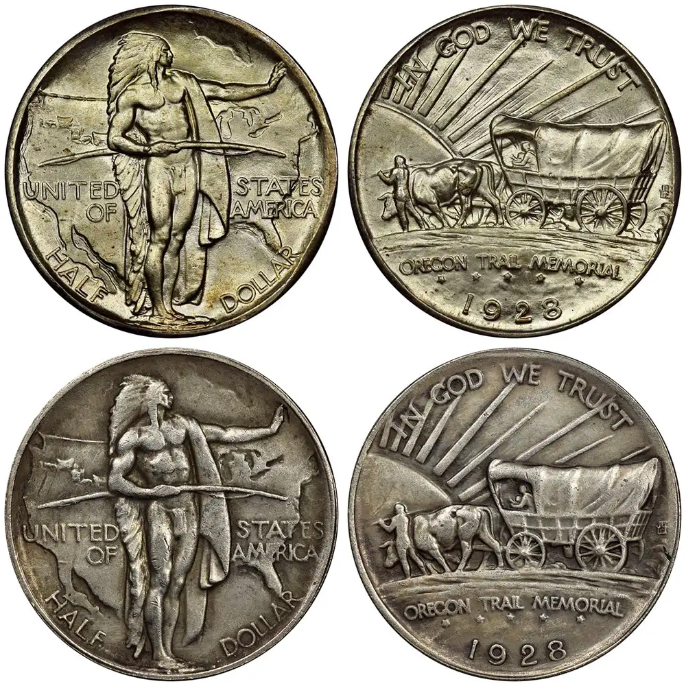 Counterfeit-Detection:-1928-Oregon-Trail-Half-Dollar-Commemorative