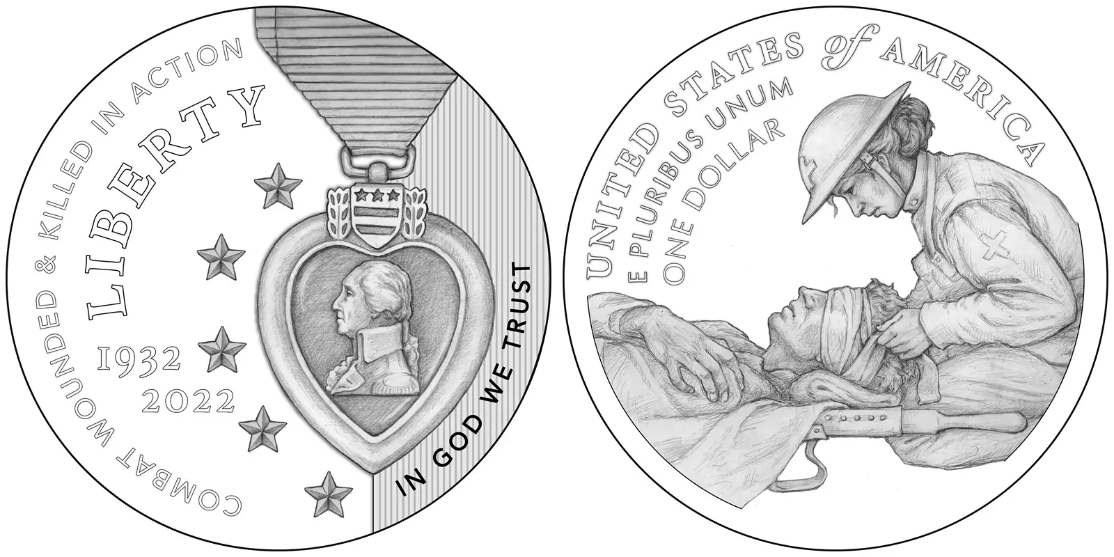United-States-Mint-Announces-Designs-For-The-National-Purple-Heart-Hall-Of-Honor-Commemorative-Coin