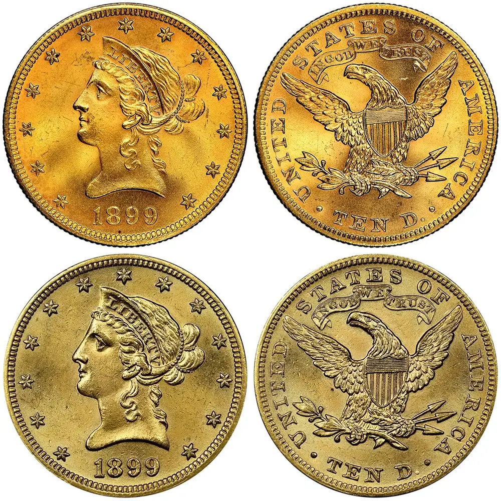 Counterfeit-Detection:-1899-Liberty-Head-Gold-Eagle