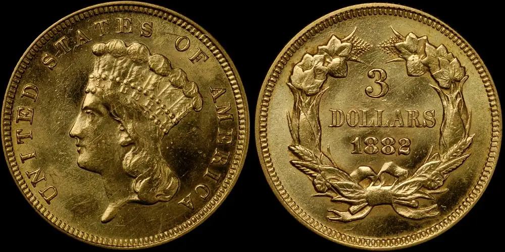 Counterfeit-Detection:-1882-$3-Gold-Piece