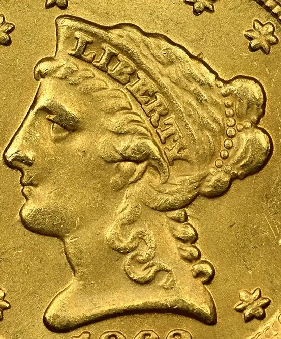 Counterfeit-Detection:-1862-S-Liberty-Head-Quarter-Eagle-Gold