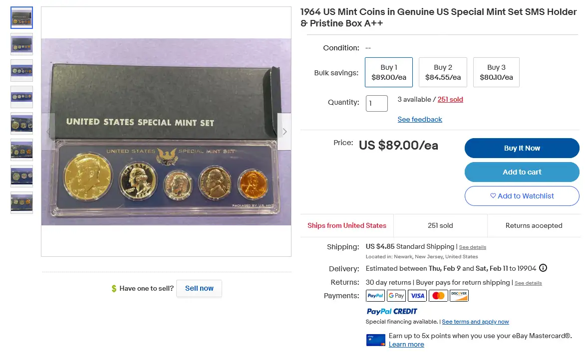 1964-SMS-Set-Made-By-US-Mint