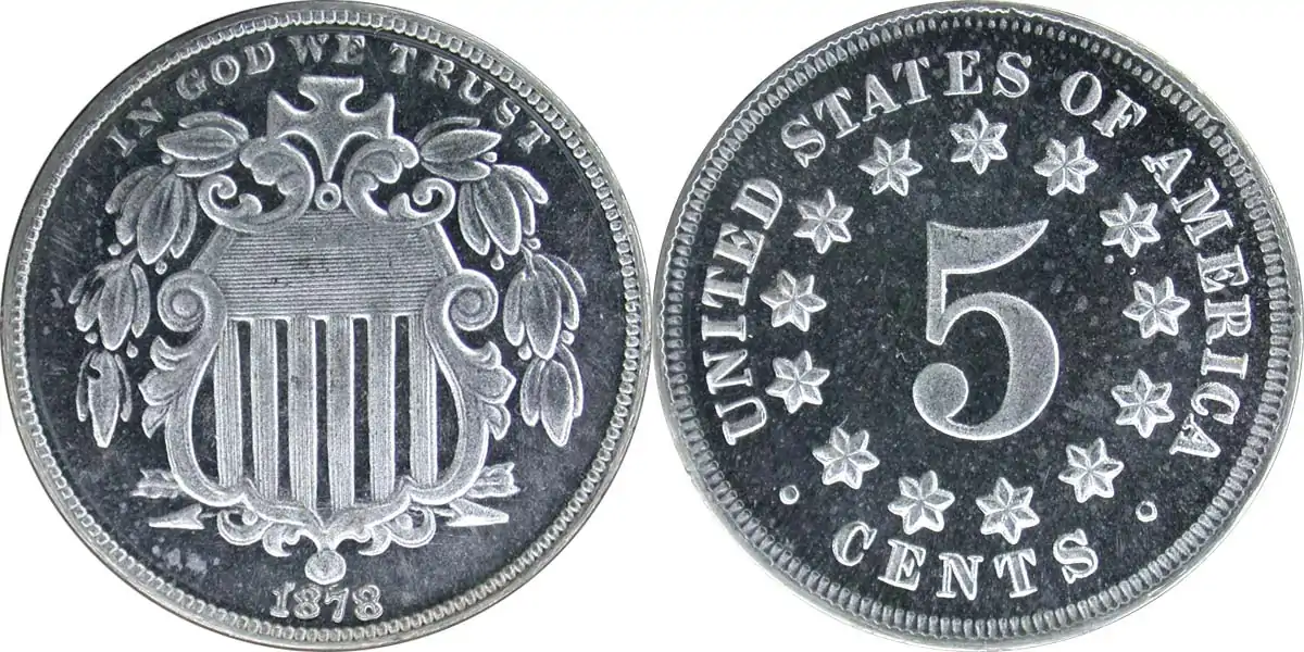 Counterfeit-Detection:-1878-Proof-Shield-Nickel