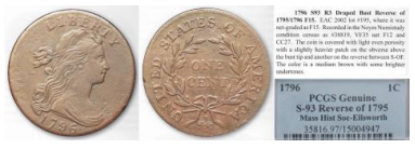 Counterfeit-Detection:-1796-Large-Cent-S-93-Variety--Struck-Counterfeit-Coin