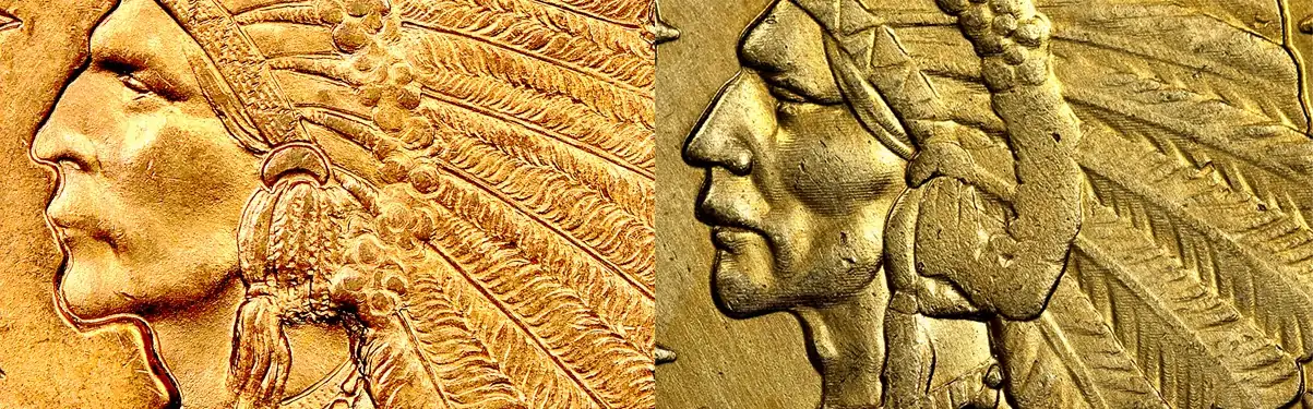 Counterfeit-Detection:-1908-Indian-Head-Quarter-Eagle