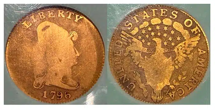 Counterfeit-Detection:-1796-Capped-Bust-Quarter-Eagle-Gold-No-Stars