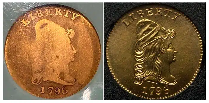 Counterfeit-Detection:-1796-Capped-Bust-Quarter-Eagle-Gold-No-Stars