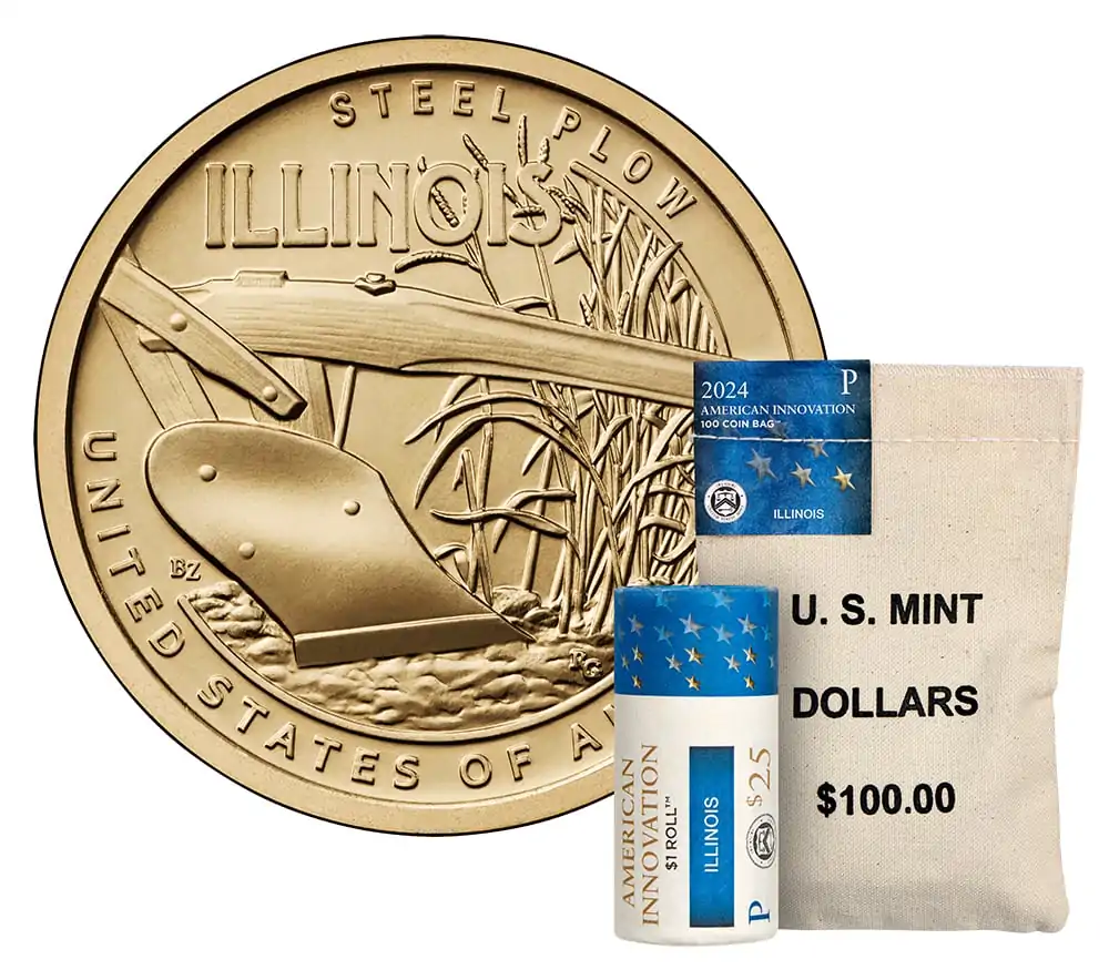 United-States-Mint-Opens-Sales-For-Illinois-American-Innovation-$1-Coin-Products-On-January-25