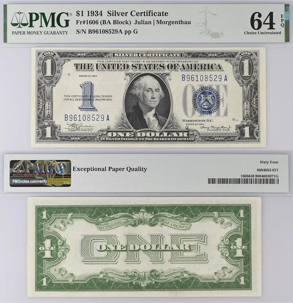 Counterfeit-Detection:-1934-Series-'Dollar'