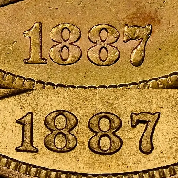 Counterfeit-Detection:-1887-S-Liberty-Head-Double-Eagle-Gold