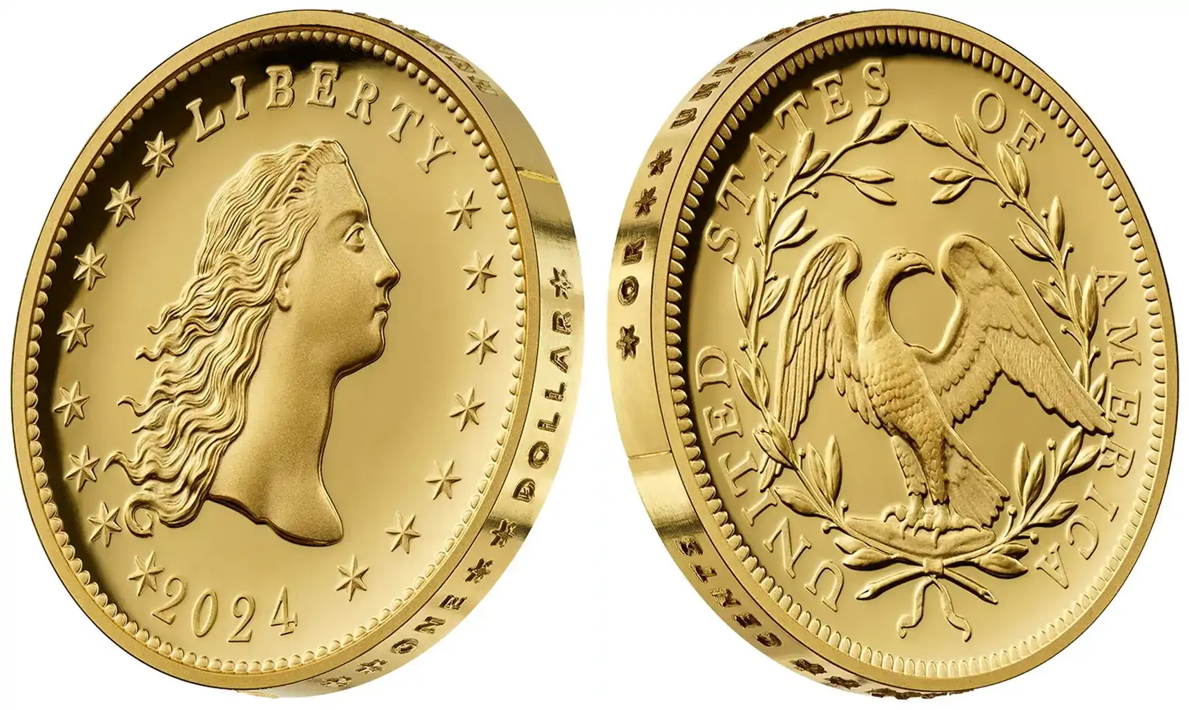 United-States-Mint-Opens-Sales-For-The-230th-Anniversary-Flowing-Hair-High-Relief-Gold-Coin-On-11/14