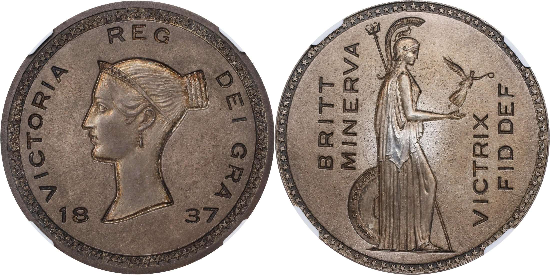 World-Wednesday:-Great-Britain-Silver-Bonomi-Crown-Pattern,-1837-Ca.-1893.-Victoria,-NGC-MS-65