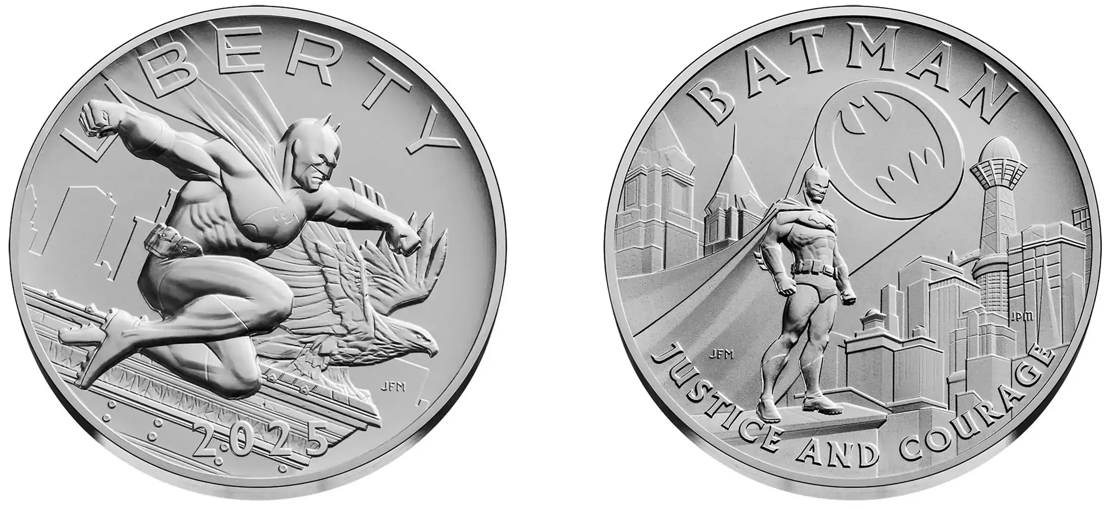 US-Mint-Unveils-Two-New-Designs-In-The-Historic-Comic-Art-Coin-And-Medal-Program