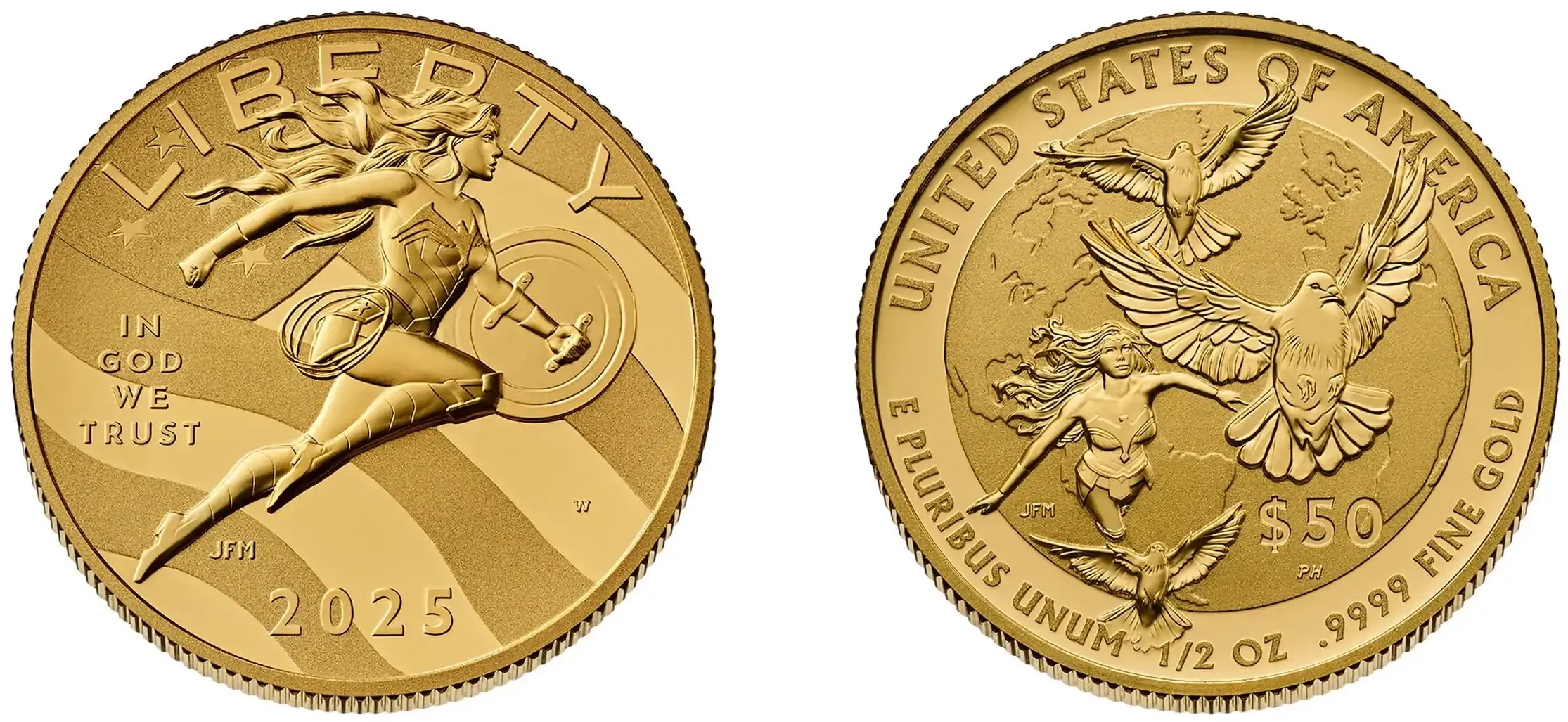 US-Mint-Unveils-Two-New-Designs-In-The-Historic-Comic-Art-Coin-And-Medal-Program
