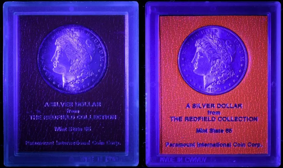 Counterfeit-Detection:-Fake-Redfield-Hoard-Morgan-And-Peace-Silver-Dollar-Holders