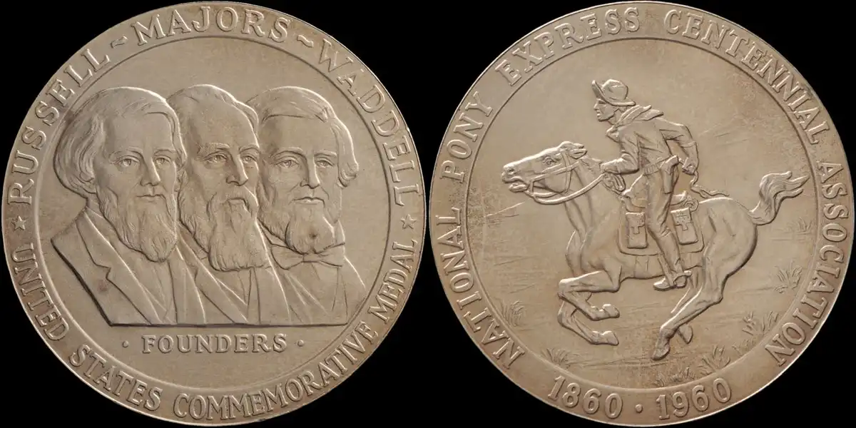 1960-So-Called-Dollar-Celebrating-The-Centennial-Of-The-Pony-Express