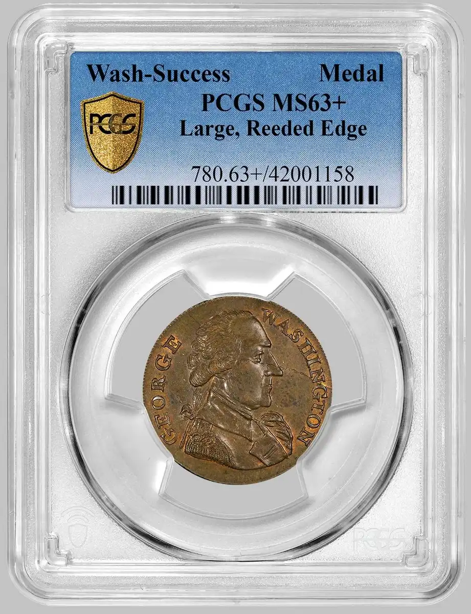 Washington-Success-Medal-Believed-To-Honor-George-Washington's-Second-Inauguration,-PCGS-MS-63+