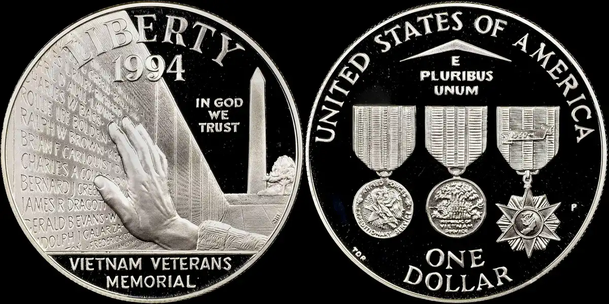 1994-P-Vietnam-Veterans-Memorial-Commemorative-Silver-Dollar