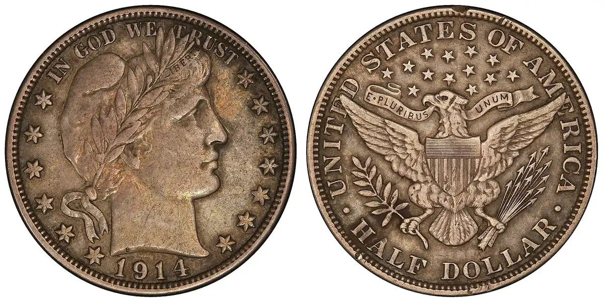 1914-Barber-Half-Dollar-Has-Lowest-Mintage-Of-The-Series