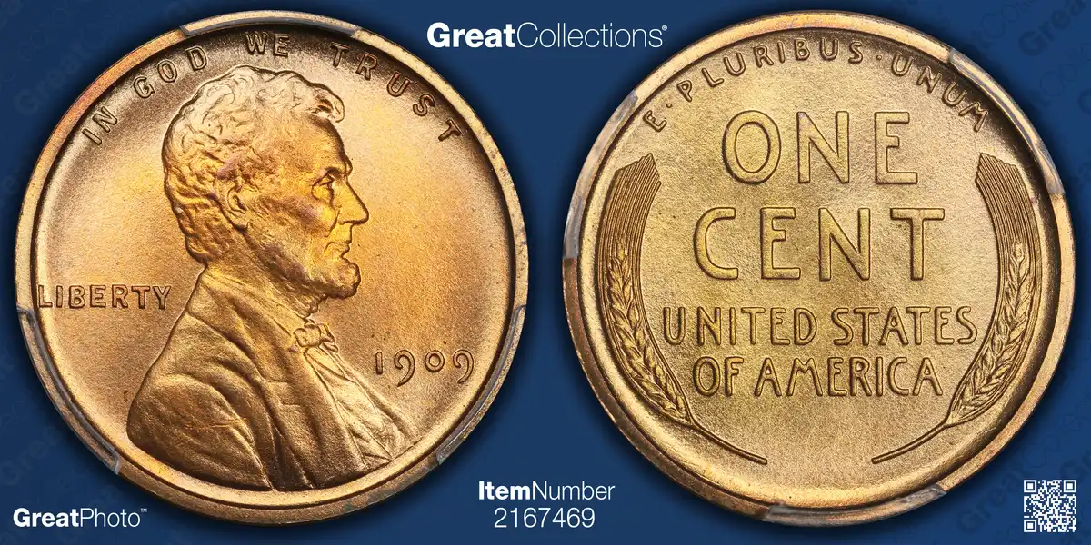 1909-Lincoln-Cent,-PCGS-Proof-67+-RD,-Bolt-Collection
