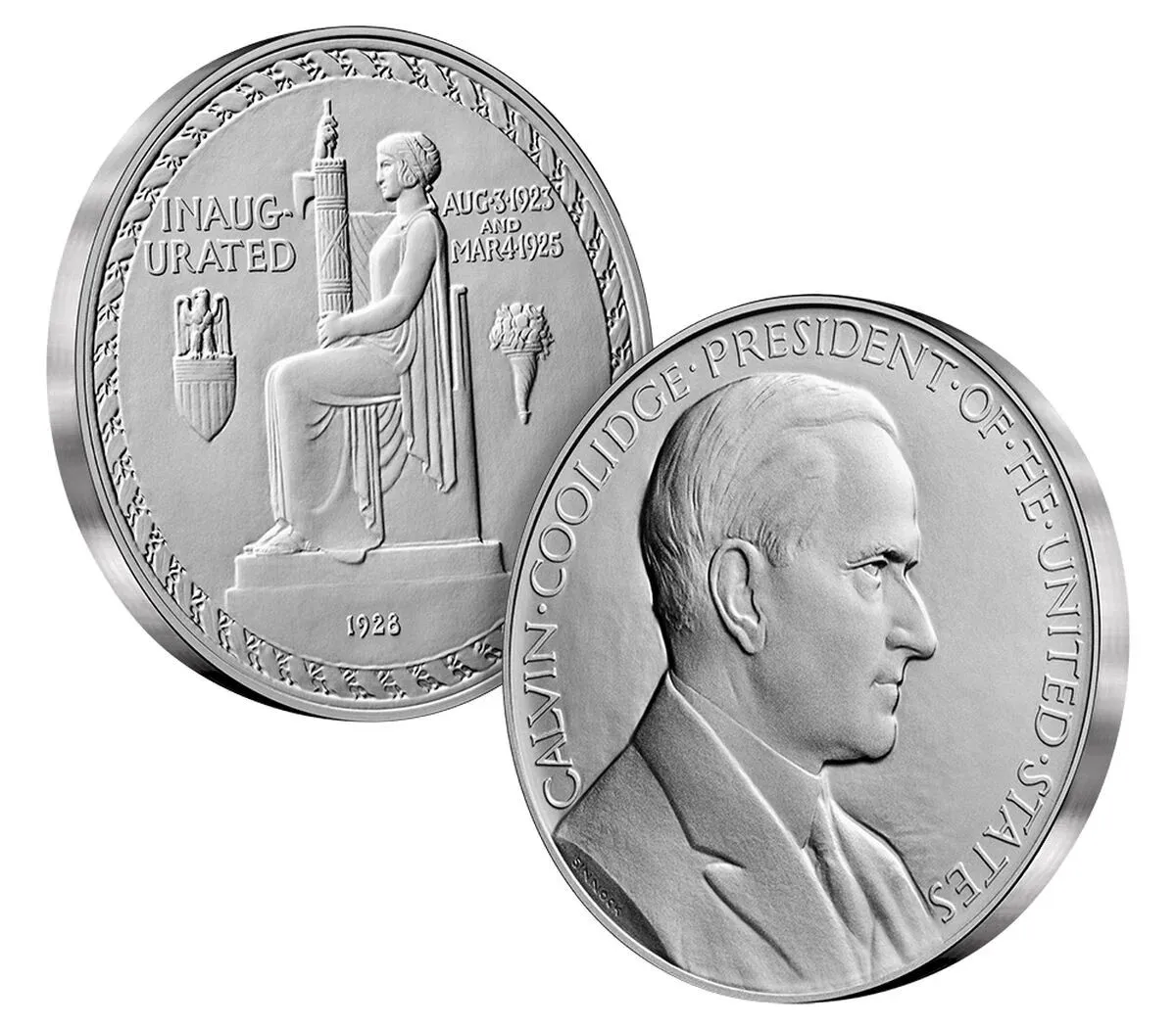 Calvin-Coolidge-Presidential-Silver-Medal-Available-On-September-3