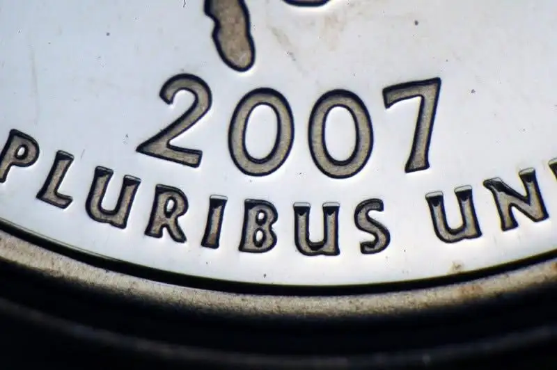1999-Wyoming-Proof-State-Quarter-Double-Struck-Partial-Tilted-Collar-From-US-Proof-Set