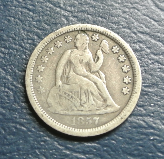 1857-Seated-Dime-For-Grading