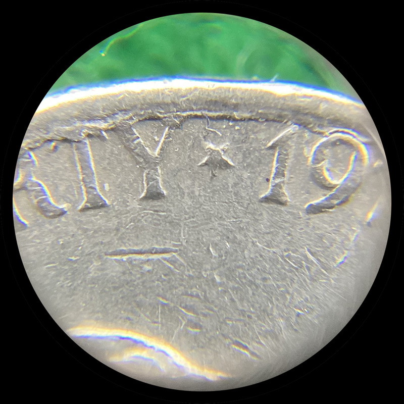 1972-D-Jefferson-Nickel-With-Strange-Folded-Metal.