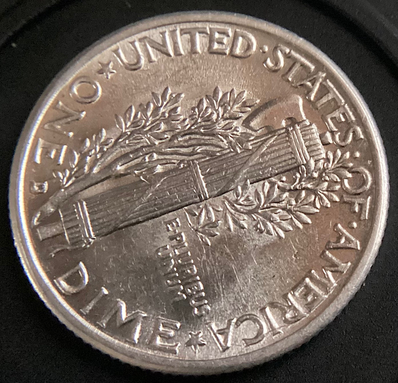 1942-D-Mercury-Dime-FS-501-RPM-D/D-Se-For-Grading.