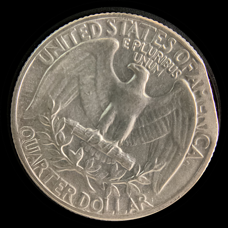 1967-Washington-Quarter,-Clipped-Planchet.