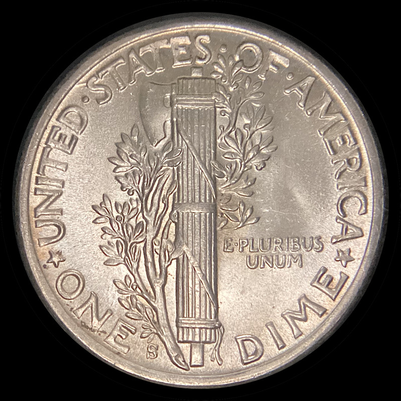 1942-S-Mercury-Dime-For-Grading.