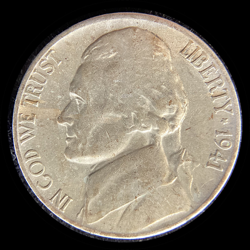 1941-S/S-Jefferson-Nickel-FS-502-For-Grading.