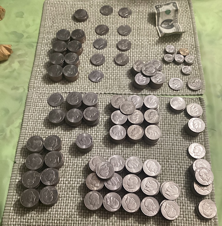 Friend's-Coin-Hoard,-Part-1:-Ike-Dollars.
