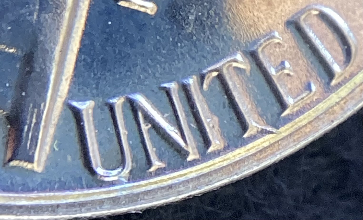 1964-Proof-Nickel,-Nice-Toning-With-Unusual-Crack-Or-Gouge.