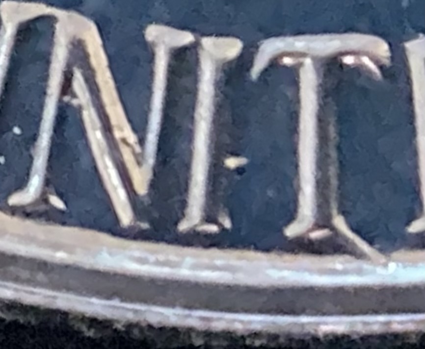 1964-Proof-Nickel,-Nice-Toning-With-Unusual-Crack-Or-Gouge.