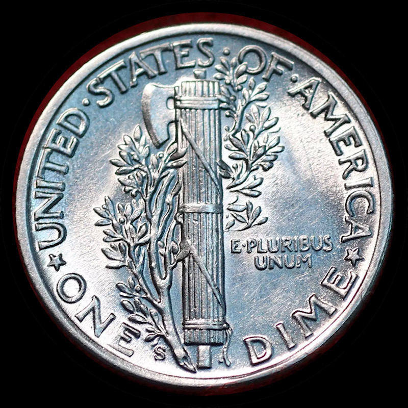 1942-S-Mercury-Dime-For-Grading,-FS-501-Imm.