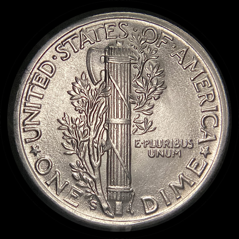 1942-S-Mercury-Dime-For-Grading,-FS-501-Imm.