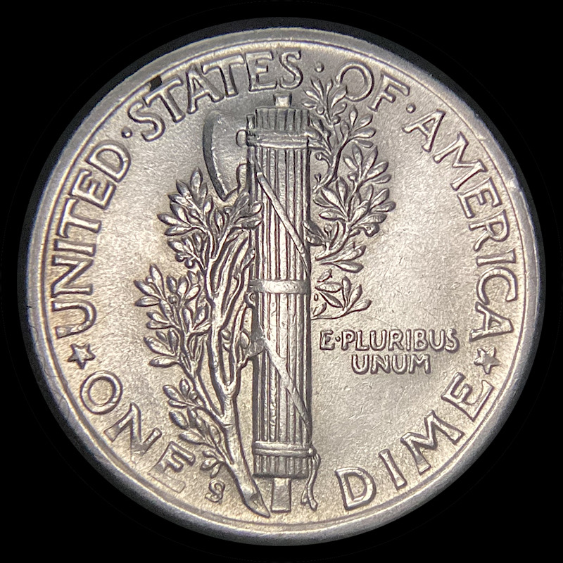 1942-S/S-Mercury-Dime-FS-502-For-Grading.
