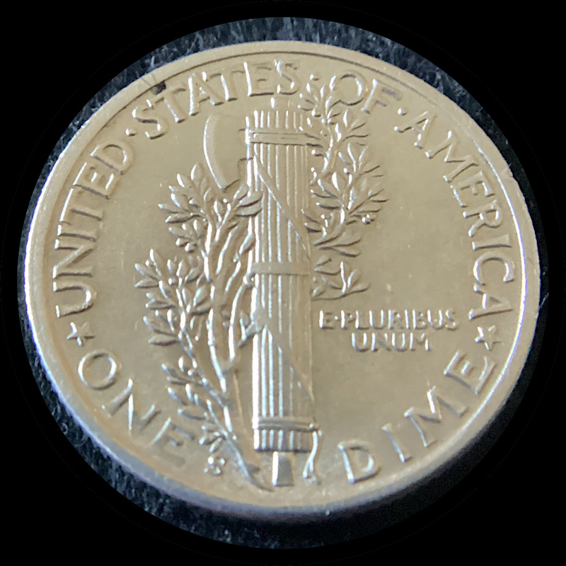 1942-S/S-Mercury-Dime-FS-502-For-Grading.