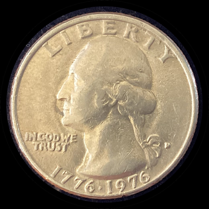 1976-D-Bicentennial-Quarter-With-Slightly-Off-Center-Strike.