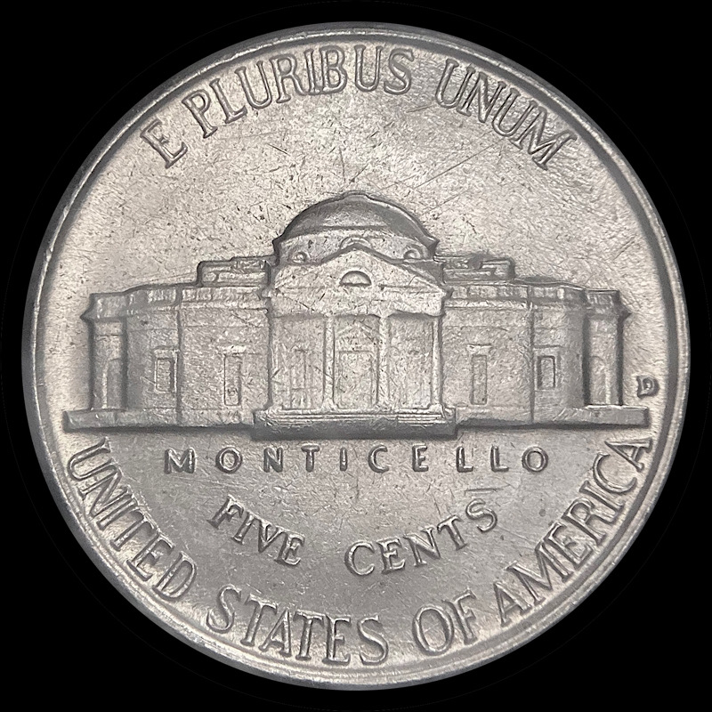 Nice-1955-D-Jefferson-Nickel-From-CRH.