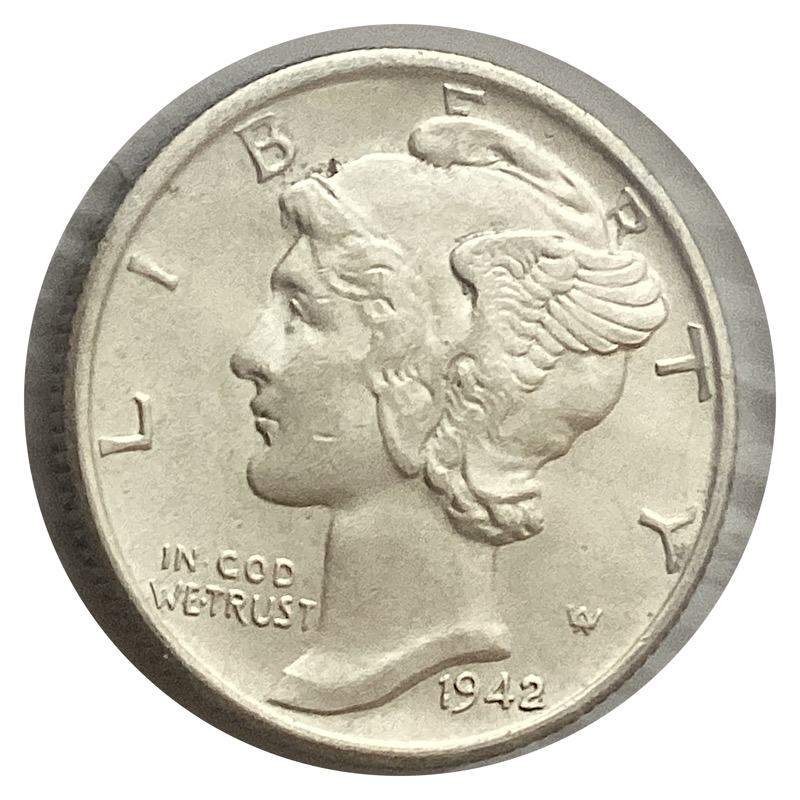 1942-S-Mercury-Dime-For-Grading.