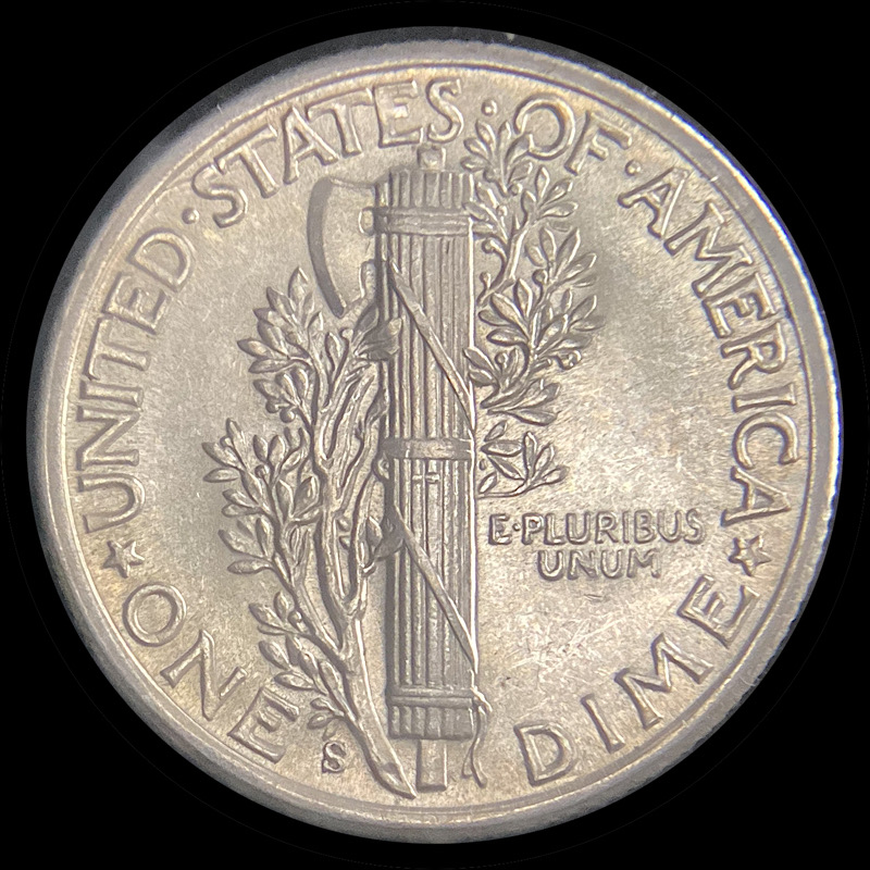 1942-S-Mercury-Dime-For-Grading.