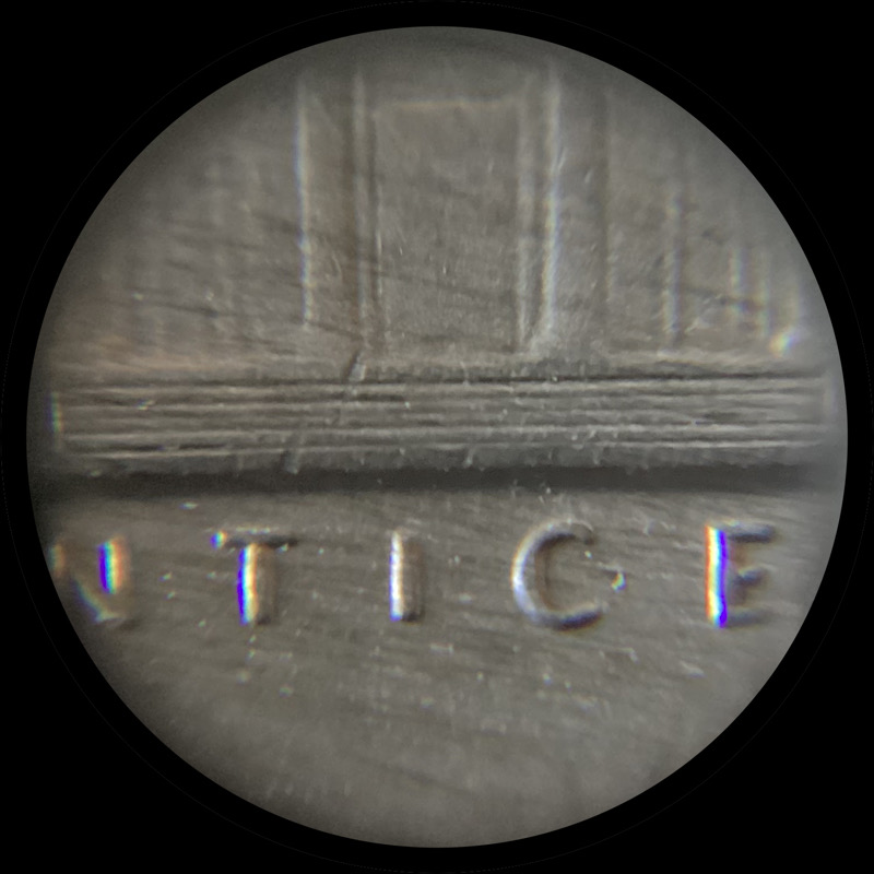 Cleaned?-1942-Nickel-With-Dark-Tone,-Iridescent-Gleam.